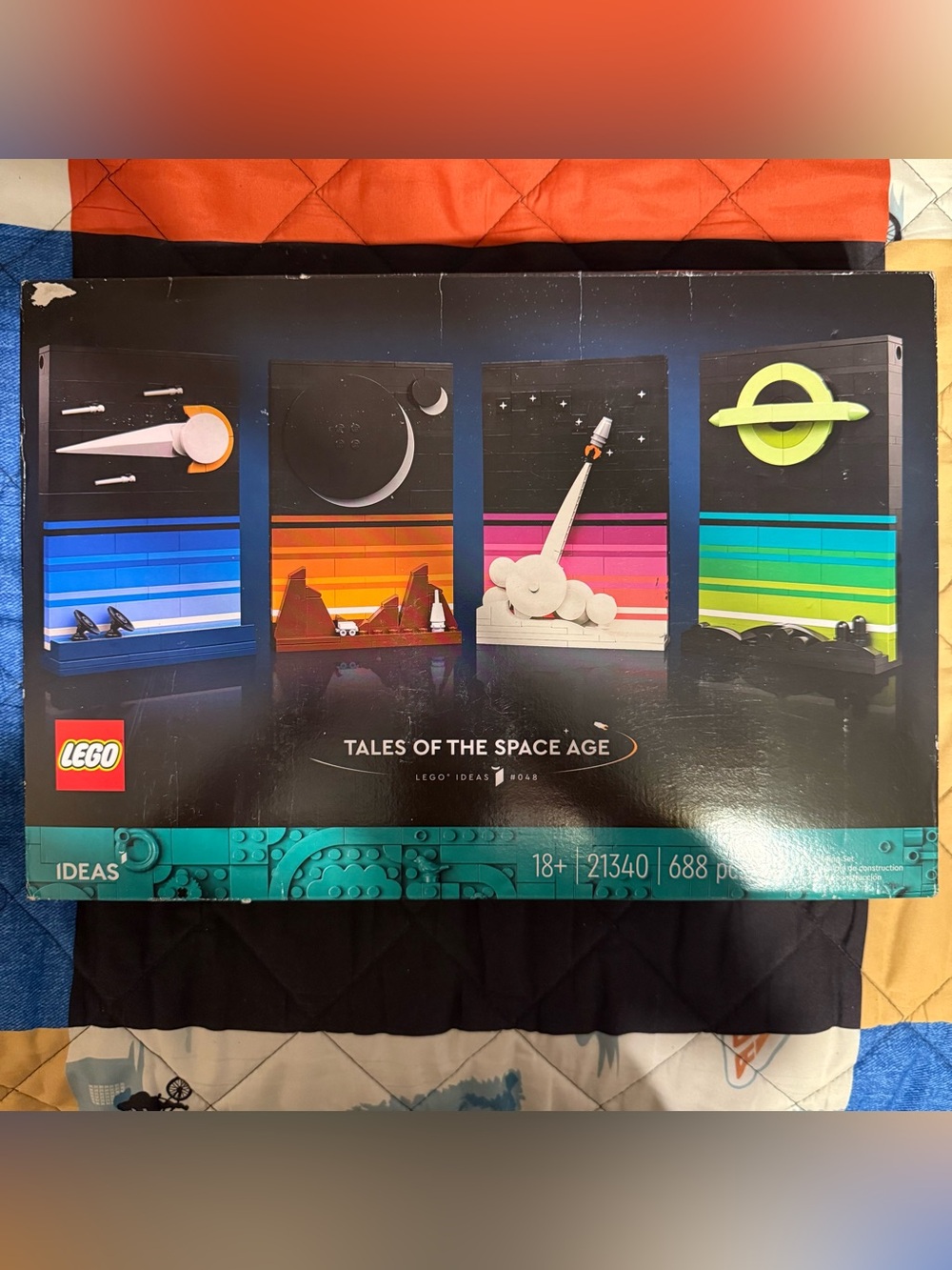 Lego Tales of the Space Age - Black, Blue, Orange, Pink, Green, Yellow